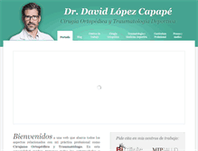 Tablet Screenshot of doctorlopezcapape.com